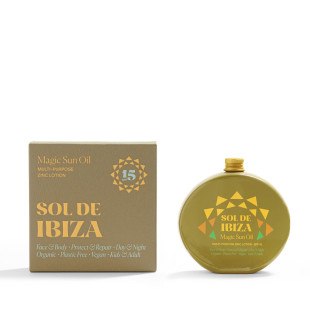 SOL DE IBIZA MAGIŠKAS SAULĖS ALIEJUS VEIDUI IR KŪNUI SU SPF 15 100 ml